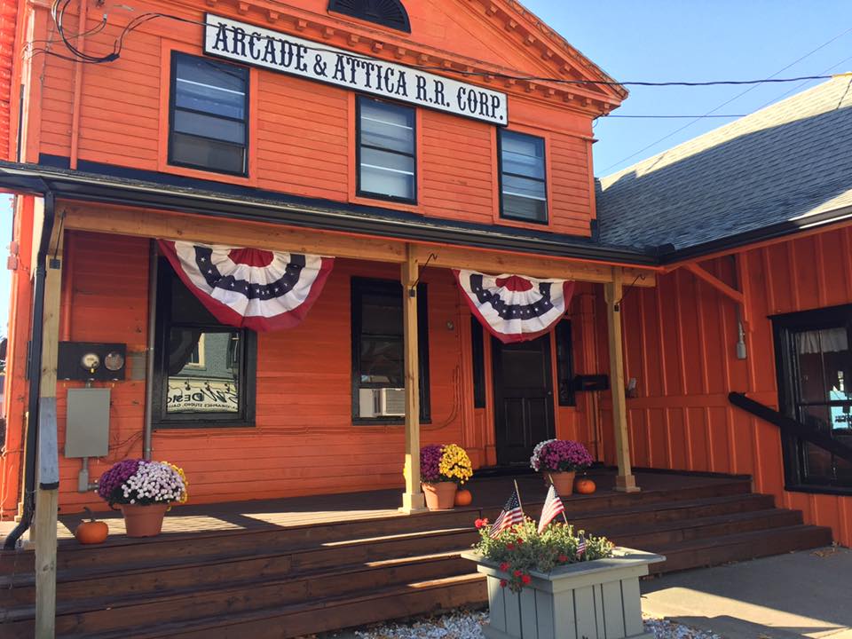 a store in a brick building